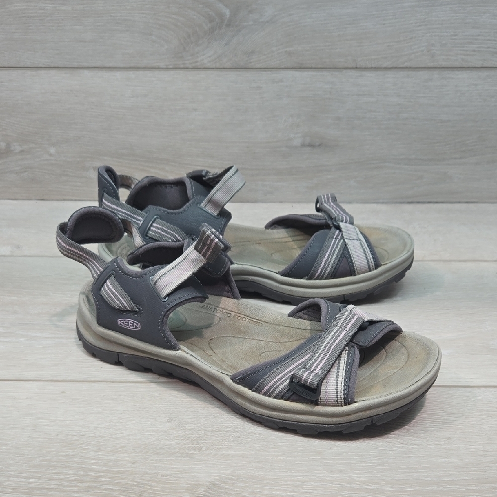 Keen Women Athletic Ouydoor Hook&loop Sandals Slide Shoes Sz 7